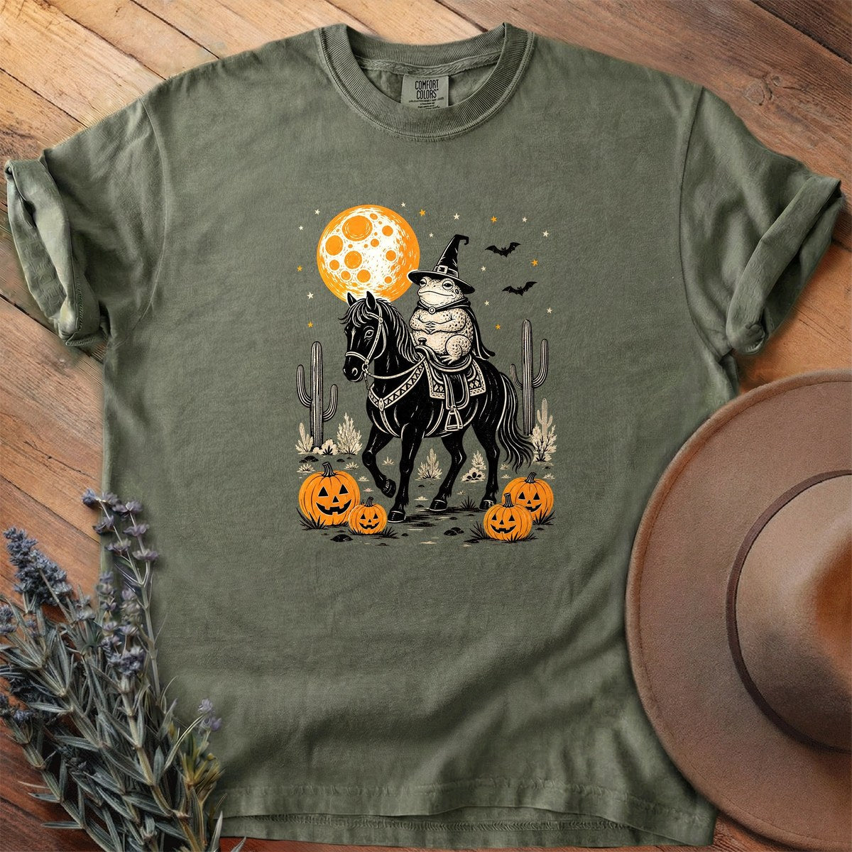 Witch Toad Midnight Ride T-Shirt - Horse Graphic Tee - Gift for Horse Lovers - Unisex