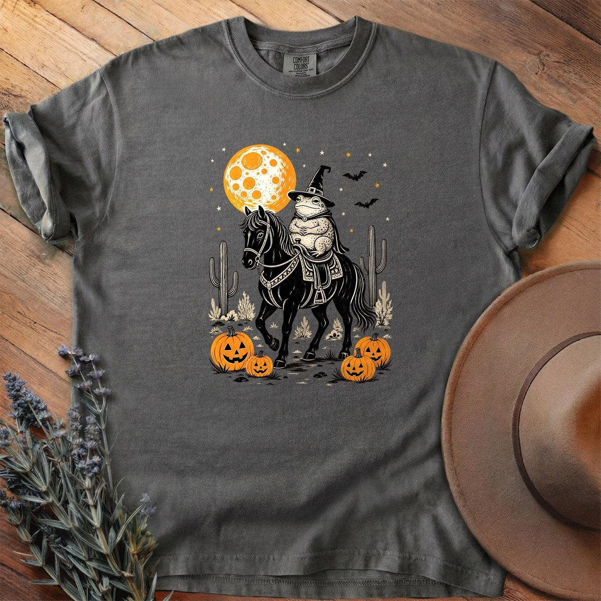 Witch Toad Midnight Ride T-Shirt - Horse Graphic Tee - Gift for Horse Lovers - Unisex
