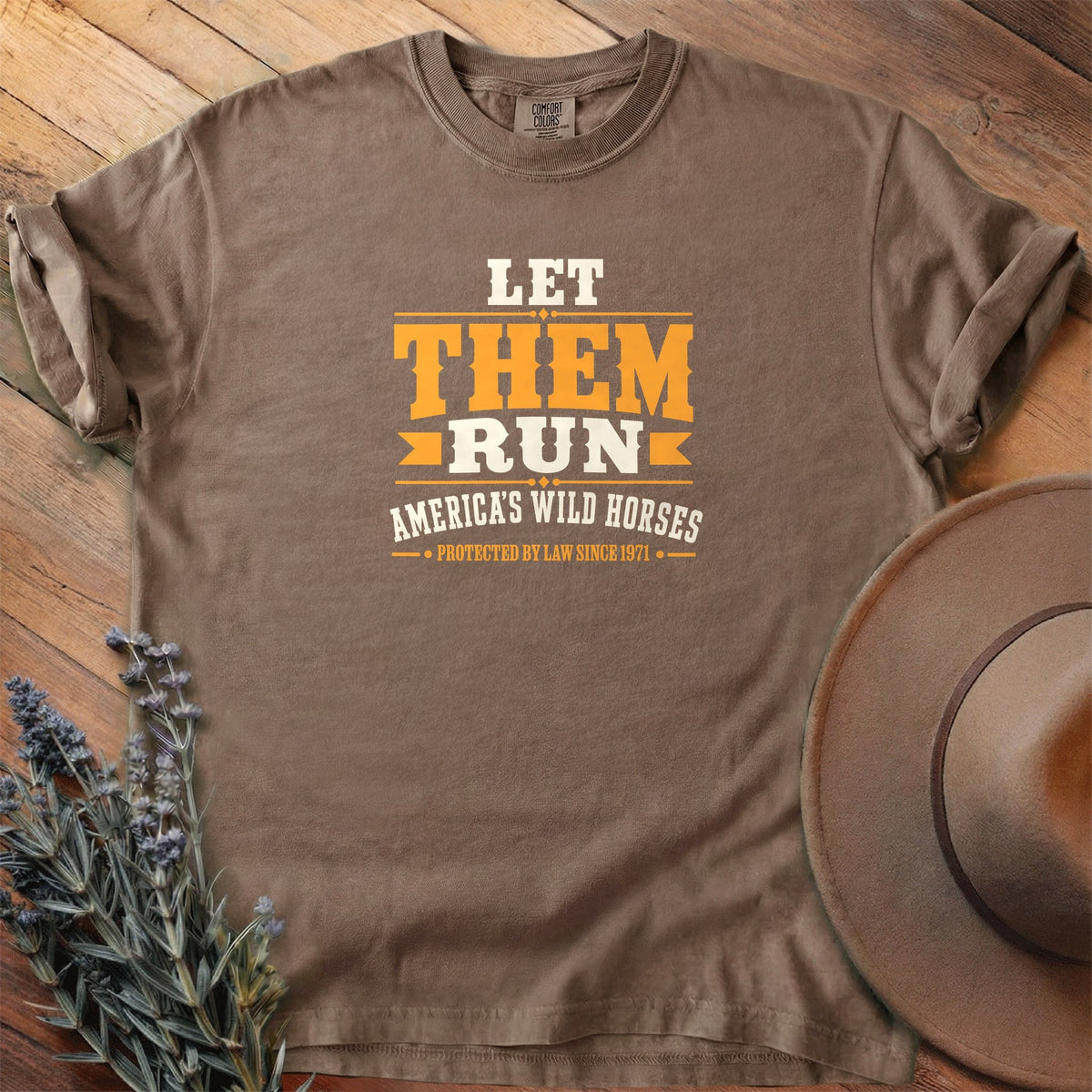 Protected By Law Since 1971 T-Shirt - Horse Graphic Tee - Gift for Horse Lovers - Unisex