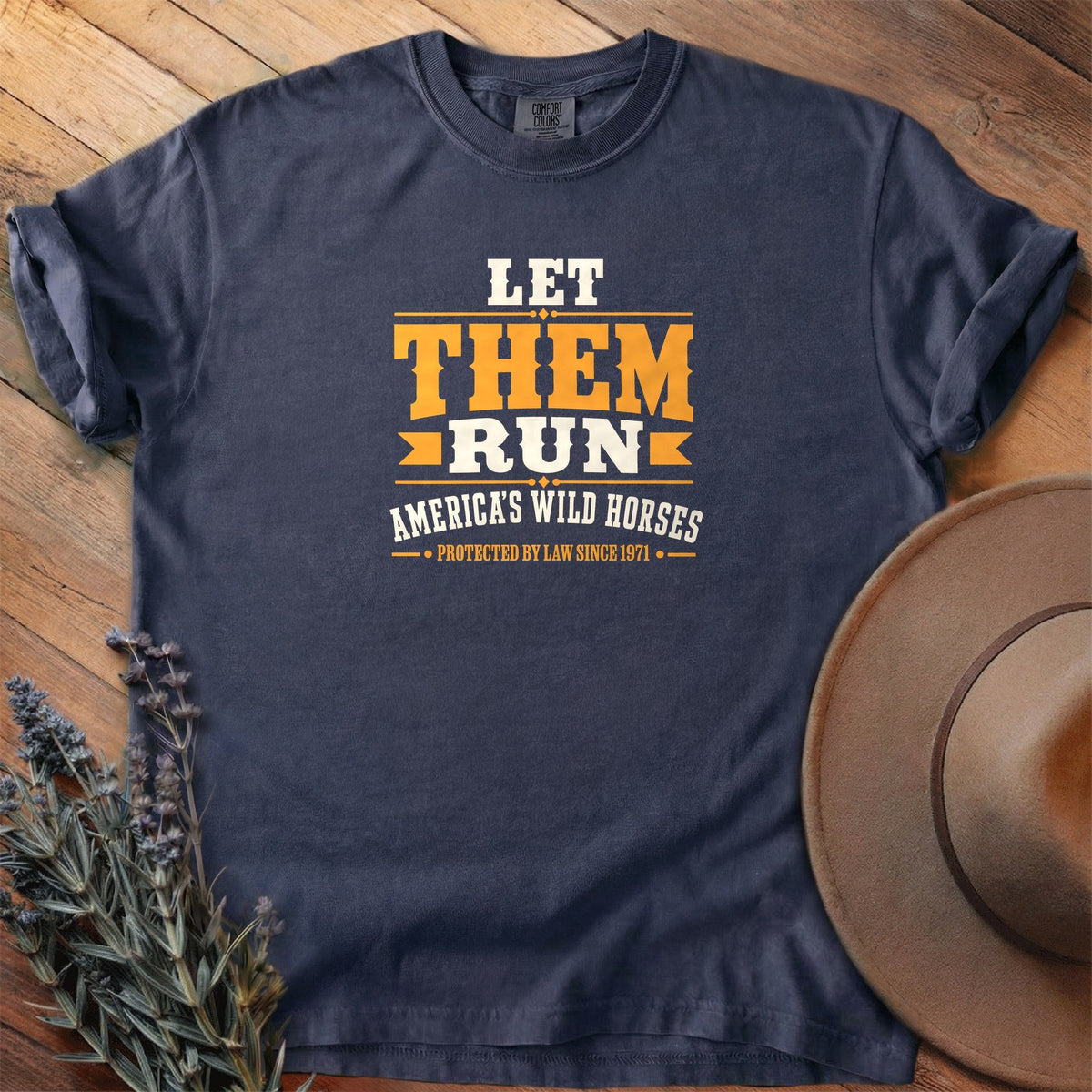 Protected By Law Since 1971 T-Shirt - Horse Graphic Tee - Gift for Horse Lovers - Unisex