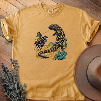 Roping The Gila Monster T-Shirt - Horse Graphic Tee - Gift for Horse Lovers - Unisex