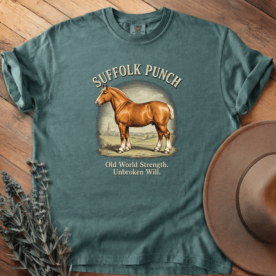 Suffolk Punch T-Shirt - Horse Graphic Tee - Gift for Horse Lovers - Unisex