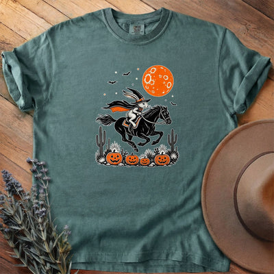 Witch Hare Midnight Gallop T-Shirt - Horse Graphic Tee - Gift for Horse Lovers - Unisex