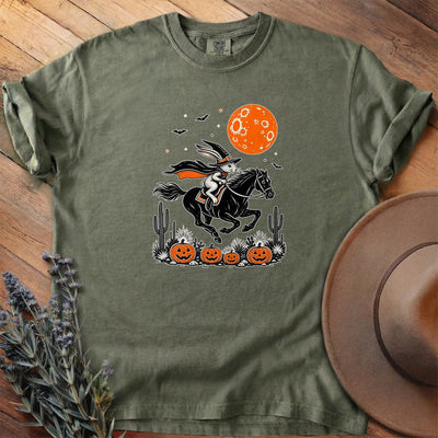 Witch Hare Midnight Gallop T-Shirt - Horse Graphic Tee - Gift for Horse Lovers - Unisex