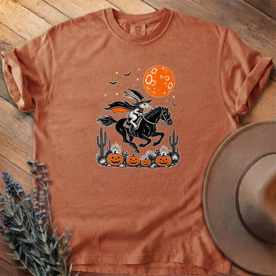 Witch Hare Midnight Gallop T-Shirt - Horse Graphic Tee - Gift for Horse Lovers - Unisex