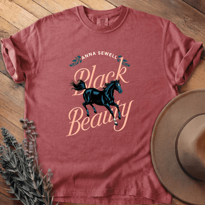 Black Beauty Cover T-Shirt - Horse Graphic Tee - Gift for Horse Lovers - Unisex