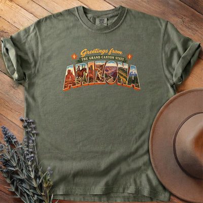 Greetings From Arizona T-Shirt - Horse Graphic Tee - Gift for Horse Lovers - Unisex