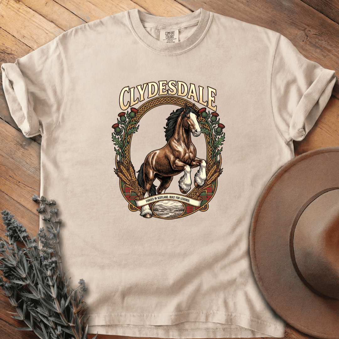 Clydesdale 5 T-Shirt - Horse Graphic Tee - Gift for Horse Lovers - Unisex