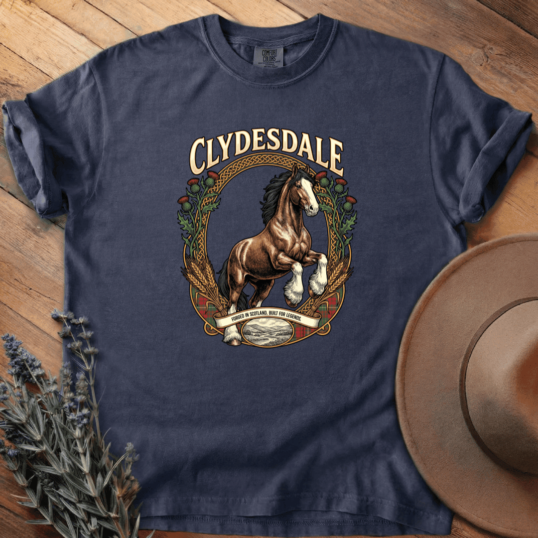Clydesdale 5 T-Shirt - Horse Graphic Tee - Gift for Horse Lovers - Unisex
