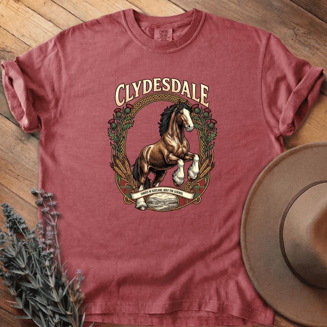 Clydesdale 5 T-Shirt - Horse Graphic Tee - Gift for Horse Lovers - Unisex
