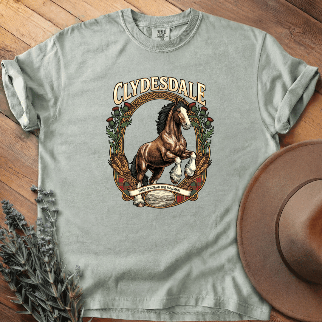 Clydesdale 5 T-Shirt - Horse Graphic Tee - Gift for Horse Lovers - Unisex