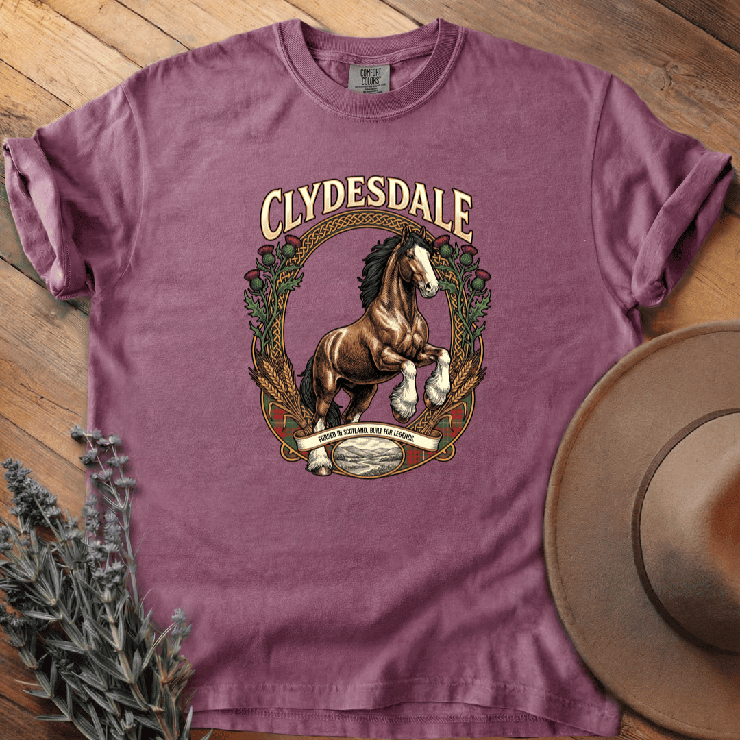 Clydesdale 5 T-Shirt - Horse Graphic Tee - Gift for Horse Lovers - Unisex