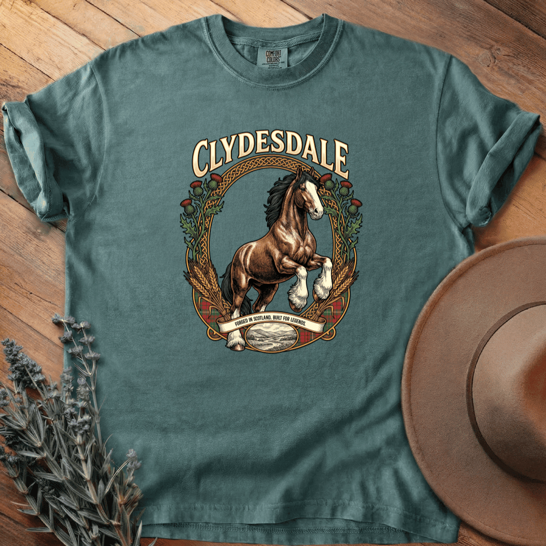Clydesdale 5 T-Shirt - Horse Graphic Tee - Gift for Horse Lovers - Unisex