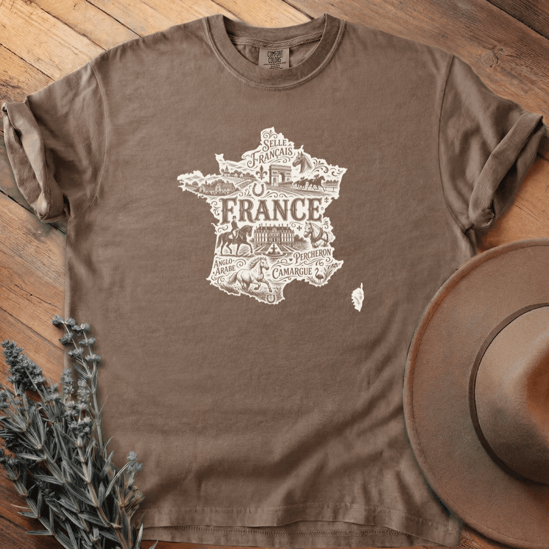 La France & les Chevaux T-Shirt - Horse Graphic Tee - Gift for Horse Lovers - Unisex