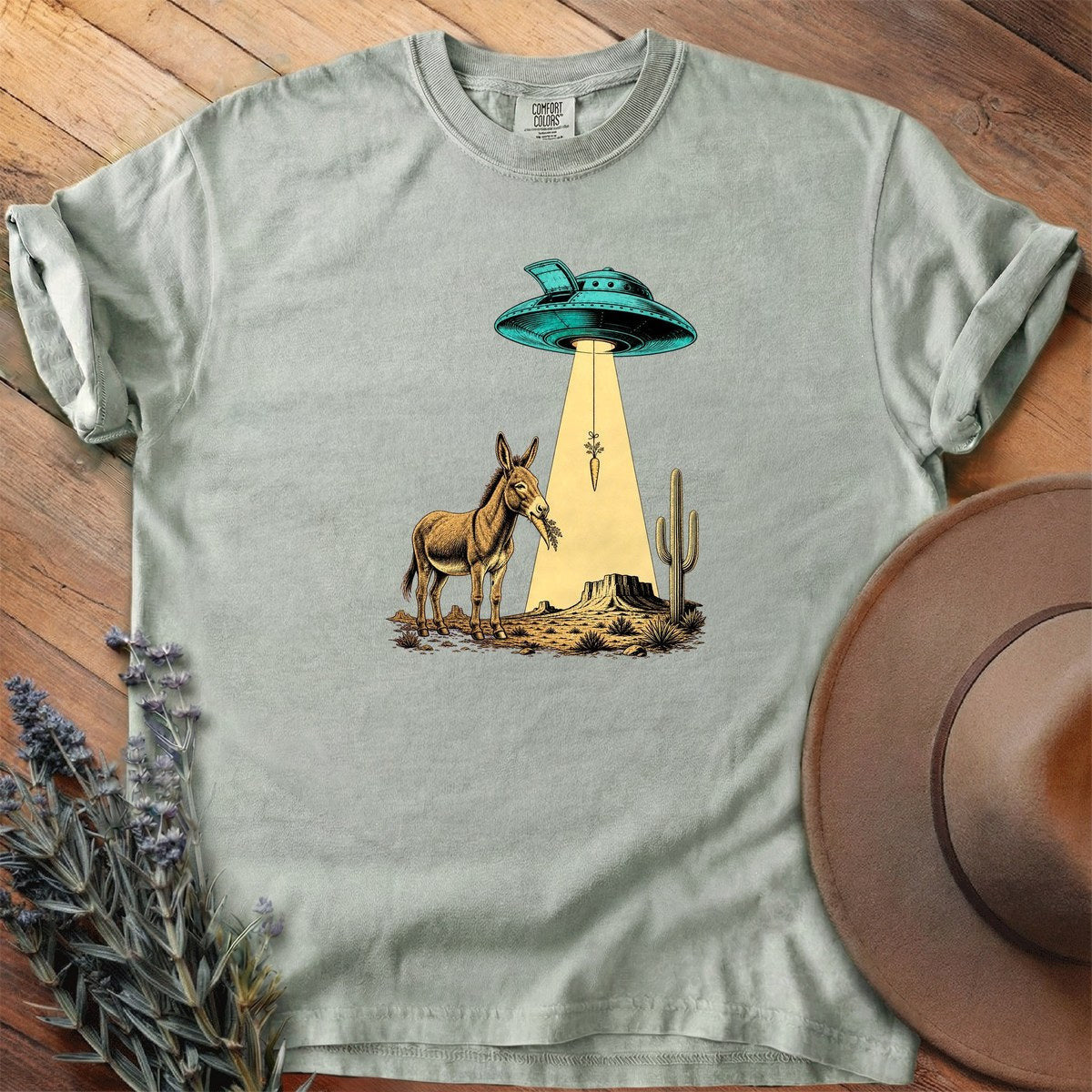 Carrot Beam Over The Mesa T-Shirt - Horse Graphic Tee - Gift for Horse Lovers - Unisex