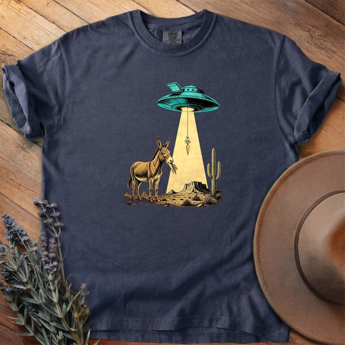 Carrot Beam Over The Mesa T-Shirt - Horse Graphic Tee - Gift for Horse Lovers - Unisex