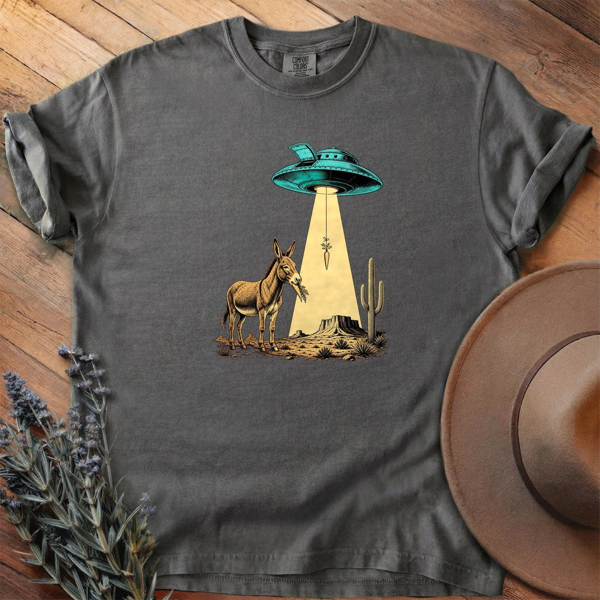 Carrot Beam Over The Mesa T-Shirt - Horse Graphic Tee - Gift for Horse Lovers - Unisex