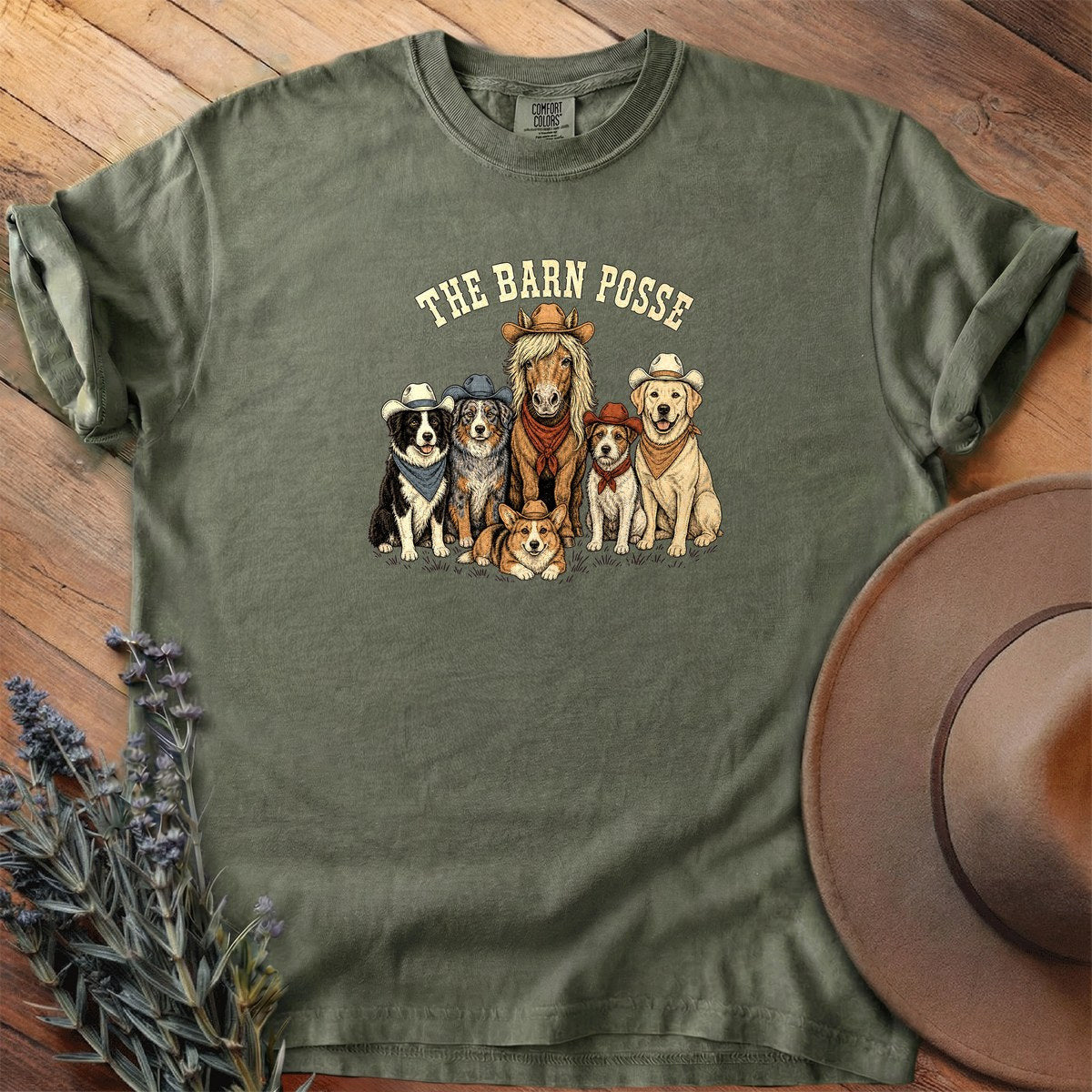 The Barn Posse T-Shirt - Horse Graphic Tee - Gift for Horse Lovers - Unisex