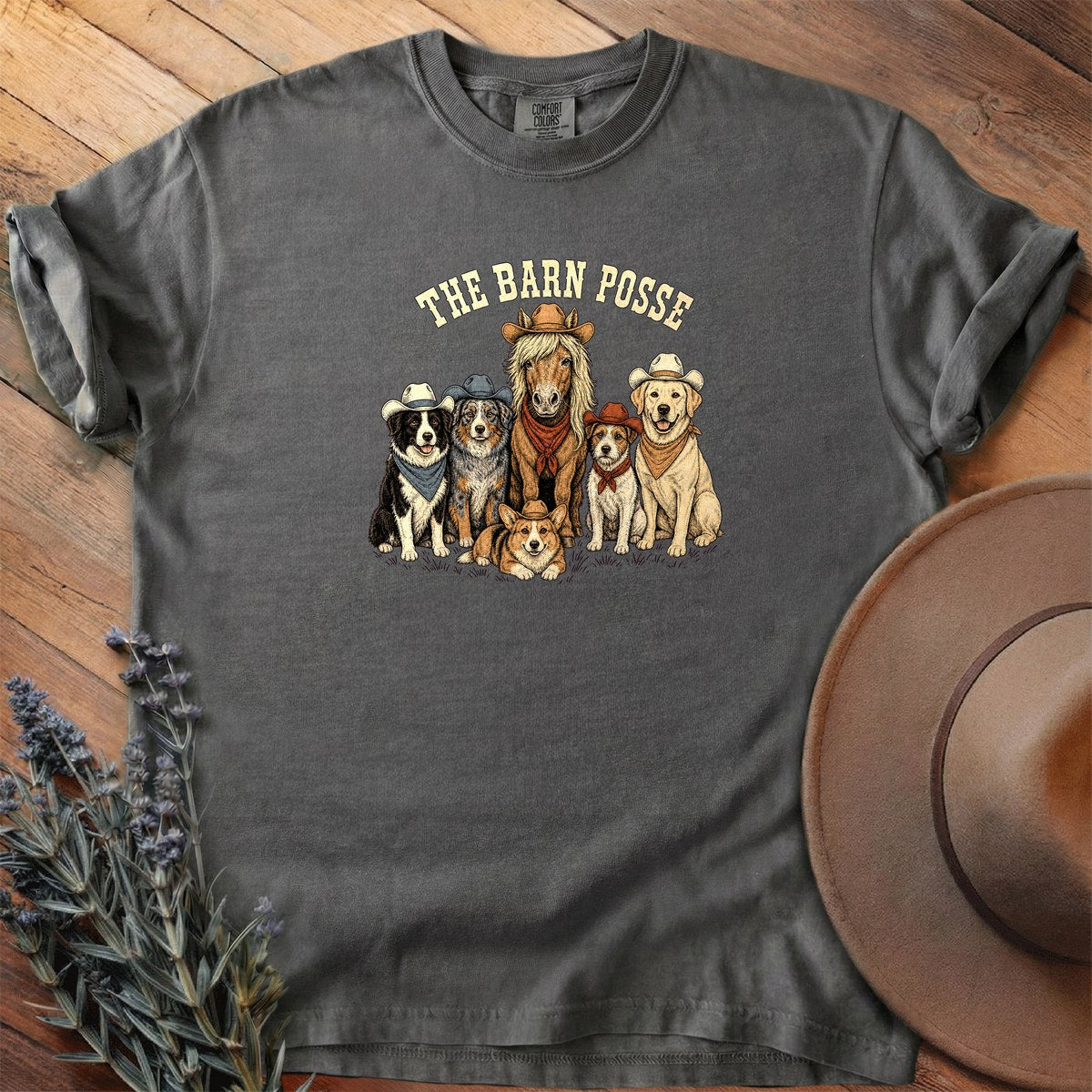 The Barn Posse T-Shirt - Horse Graphic Tee - Gift for Horse Lovers - Unisex