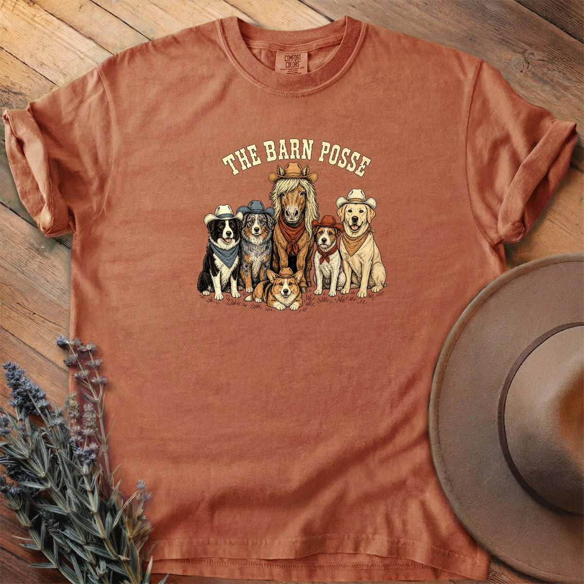 The Barn Posse T-Shirt - Horse Graphic Tee - Gift for Horse Lovers - Unisex
