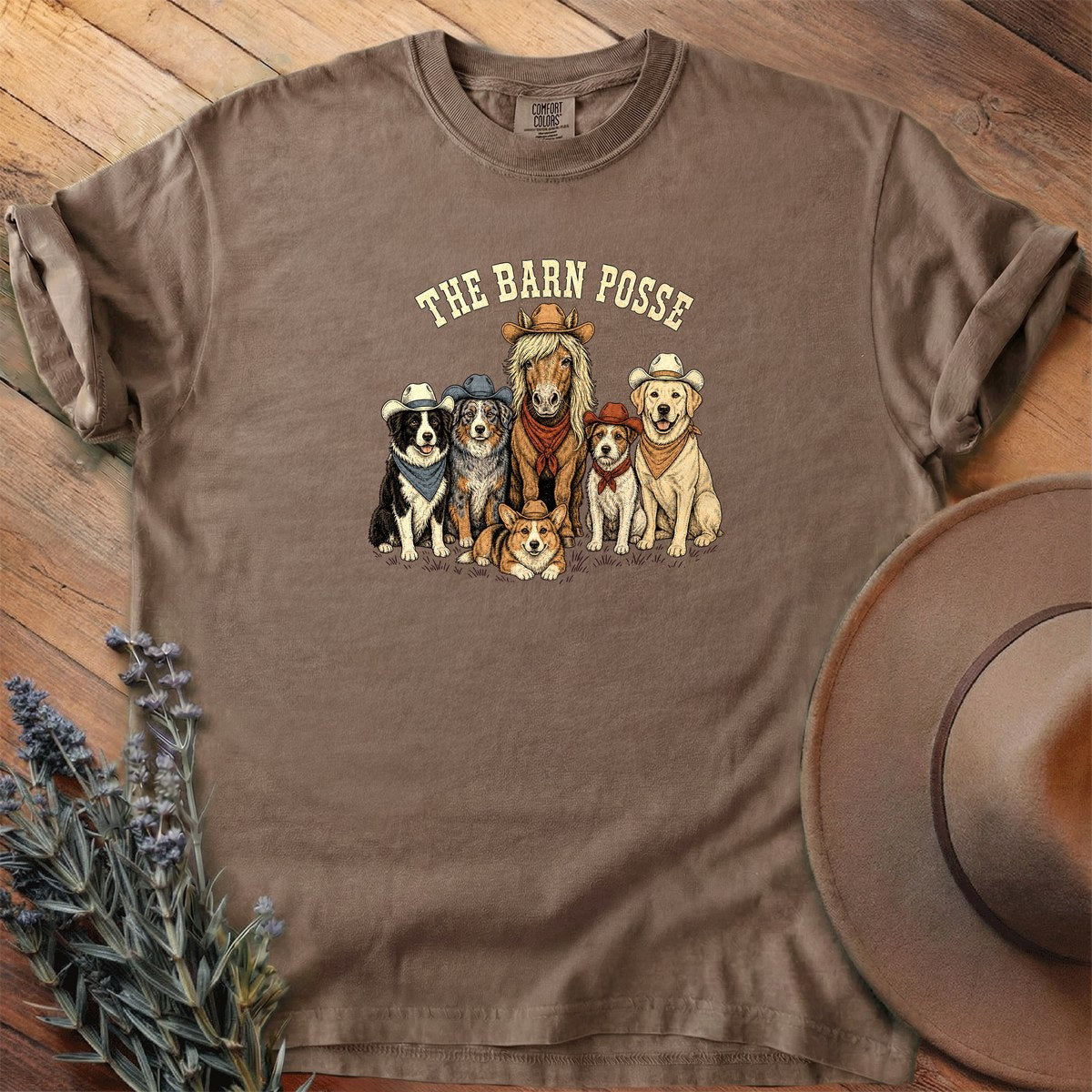 The Barn Posse T-Shirt - Horse Graphic Tee - Gift for Horse Lovers - Unisex