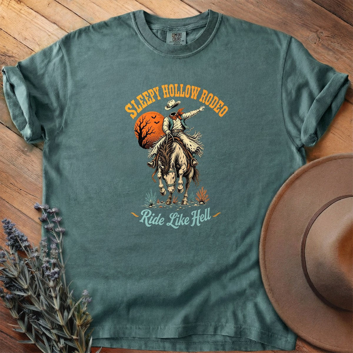 Ride Like Hell T-Shirt - Horse Graphic Tee - Gift for Horse Lovers - Unisex