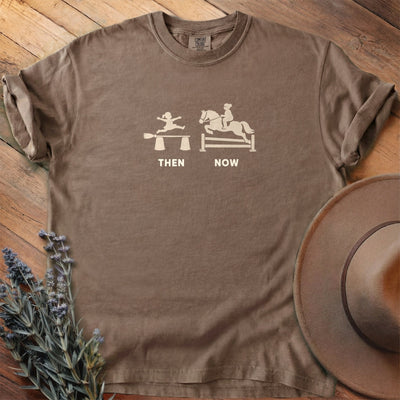 Then And Now 4 T-Shirt - Horse Graphic Tee - Gift for Horse Lovers - Unisex