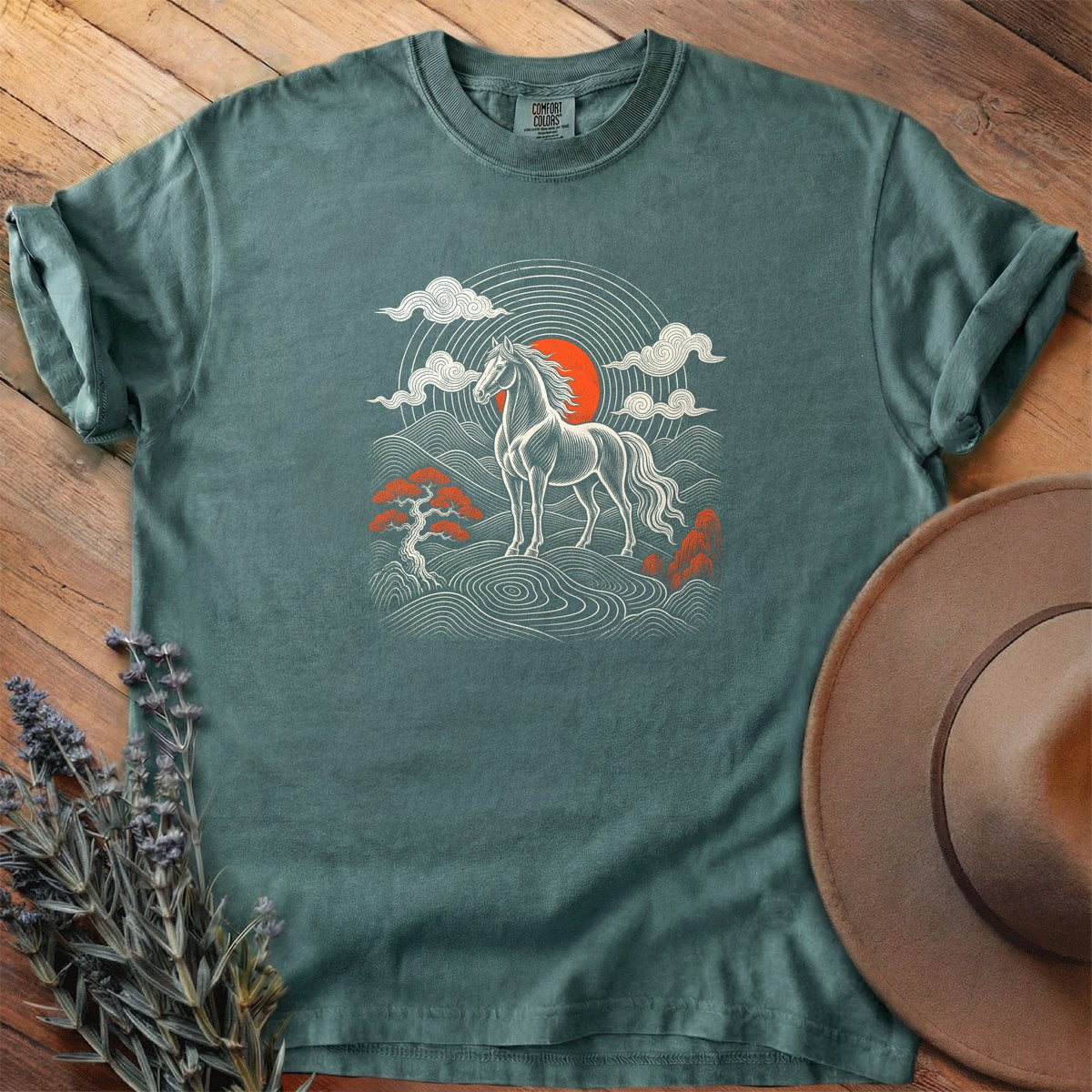 Where The Sun Comes Up T-Shirt - Horse Graphic Tee - Gift for Horse Lovers - Unisex