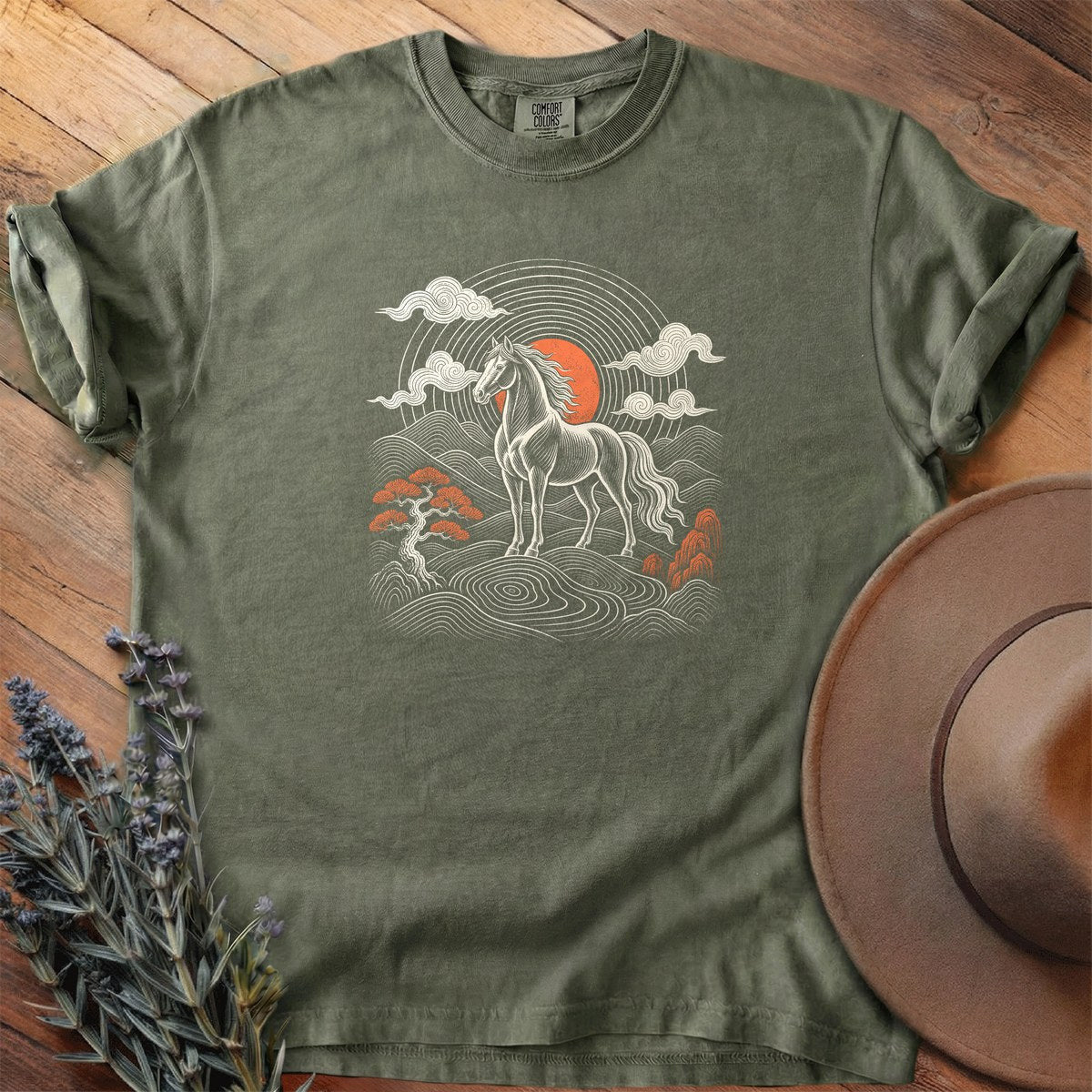 Where The Sun Comes Up T-Shirt - Horse Graphic Tee - Gift for Horse Lovers - Unisex