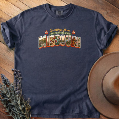 Greetings From Missouri T-Shirt - Horse Graphic Tee - Gift for Horse Lovers - Unisex
