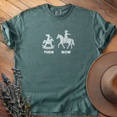 Then And Now 7 T-Shirt - Horse Graphic Tee - Gift for Horse Lovers - Unisex