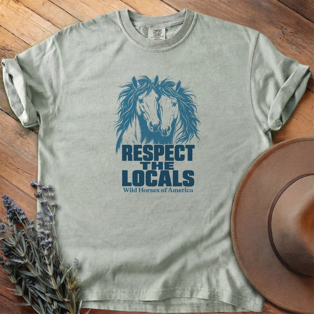 Respect the Locals 4 T-Shirt - Horse Graphic Tee - Gift for Horse Lovers - Unisex