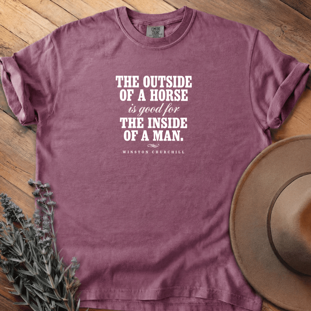 Churchill Wisdom T-Shirt - Horse Graphic Tee - Gift for Horse Lovers - Unisex