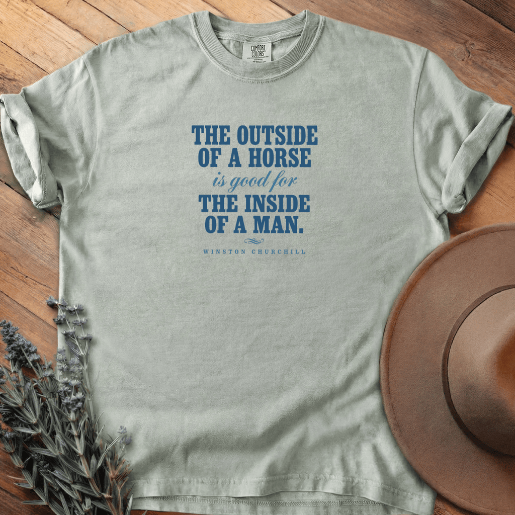 Churchill Wisdom T-Shirt - Horse Graphic Tee - Gift for Horse Lovers - Unisex