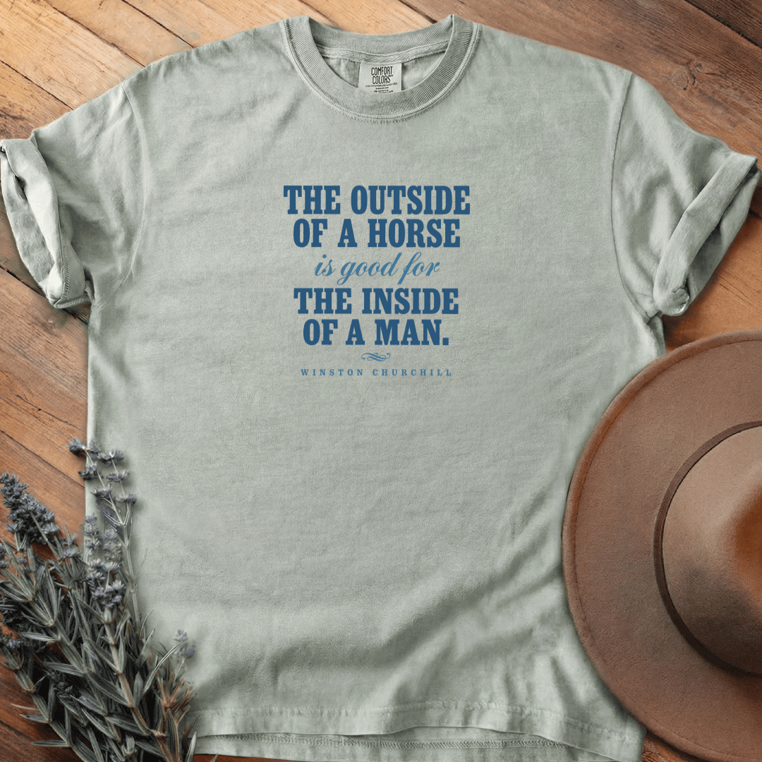 Churchill Wisdom T-Shirt - Horse Graphic Tee - Gift for Horse Lovers - Unisex