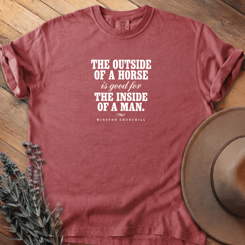Churchill Wisdom T-Shirt - Horse Graphic Tee - Gift for Horse Lovers - Unisex