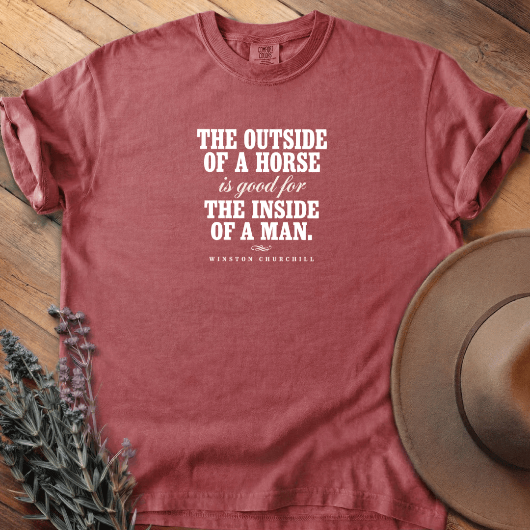 Churchill Wisdom T-Shirt - Horse Graphic Tee - Gift for Horse Lovers - Unisex