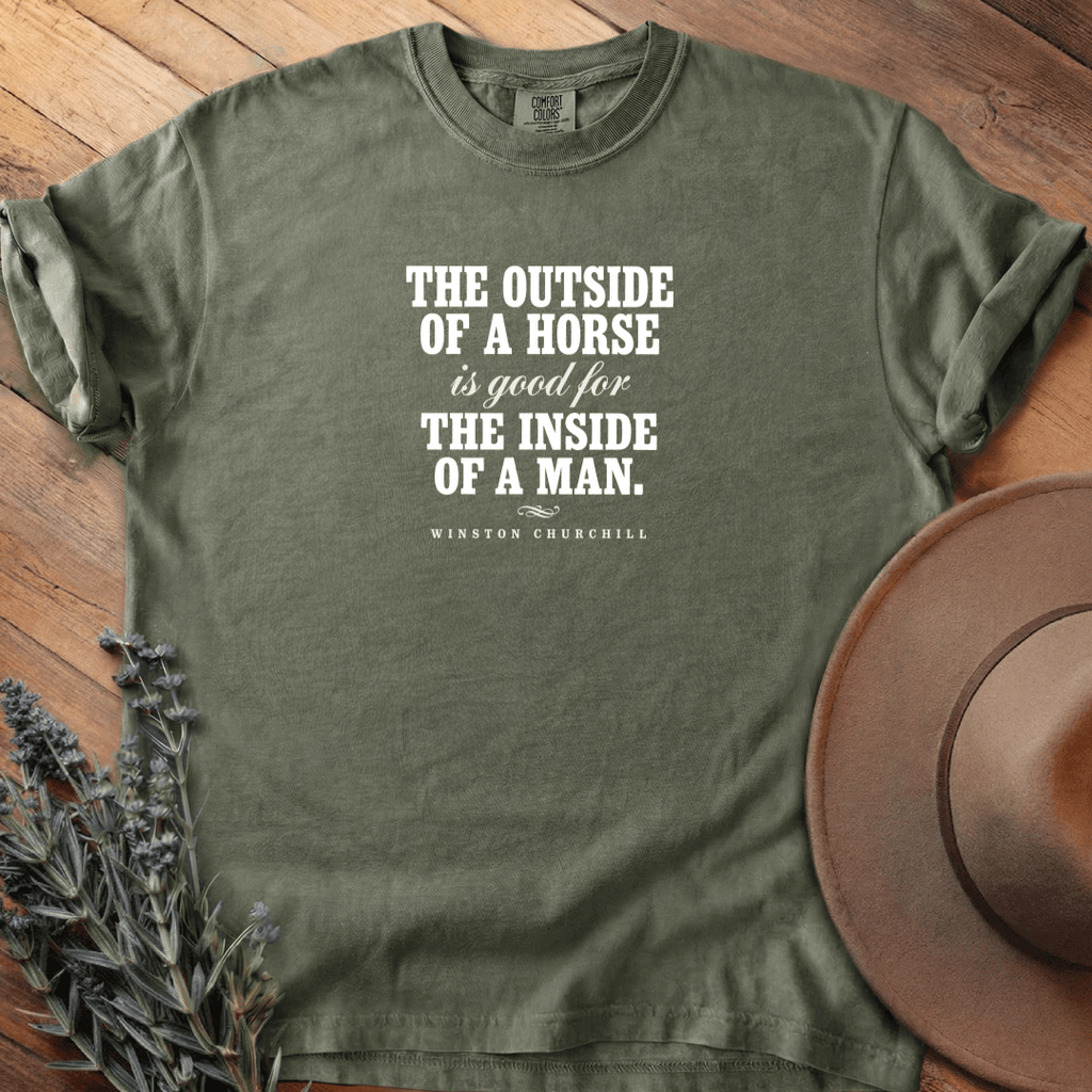 Churchill Wisdom T-Shirt - Horse Graphic Tee - Gift for Horse Lovers - Unisex