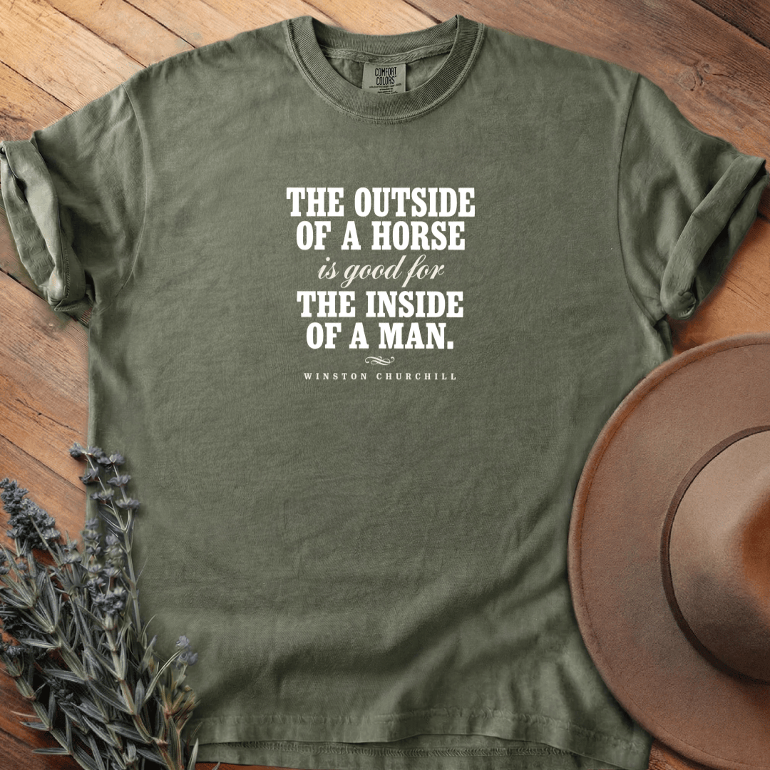 Churchill Wisdom T-Shirt - Horse Graphic Tee - Gift for Horse Lovers - Unisex