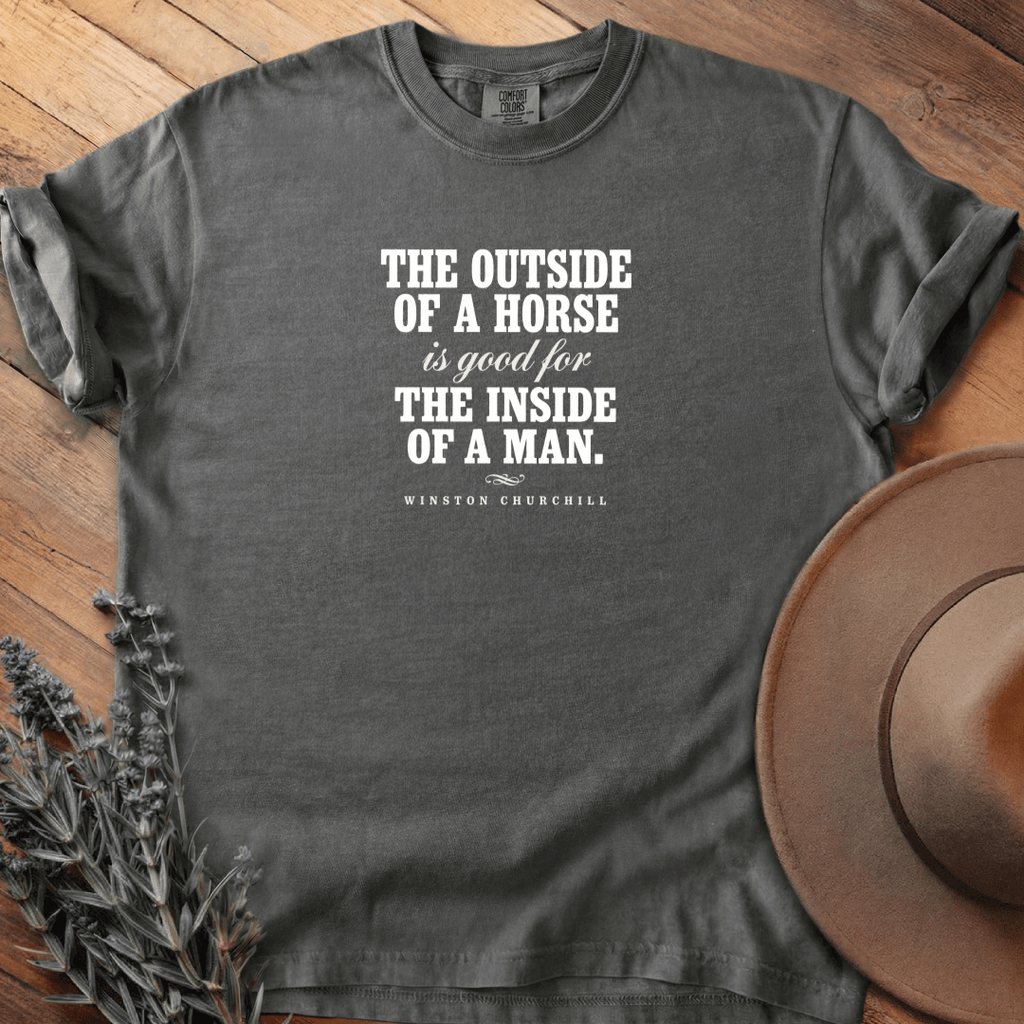 Churchill Wisdom T-Shirt - Horse Graphic Tee - Gift for Horse Lovers - Unisex