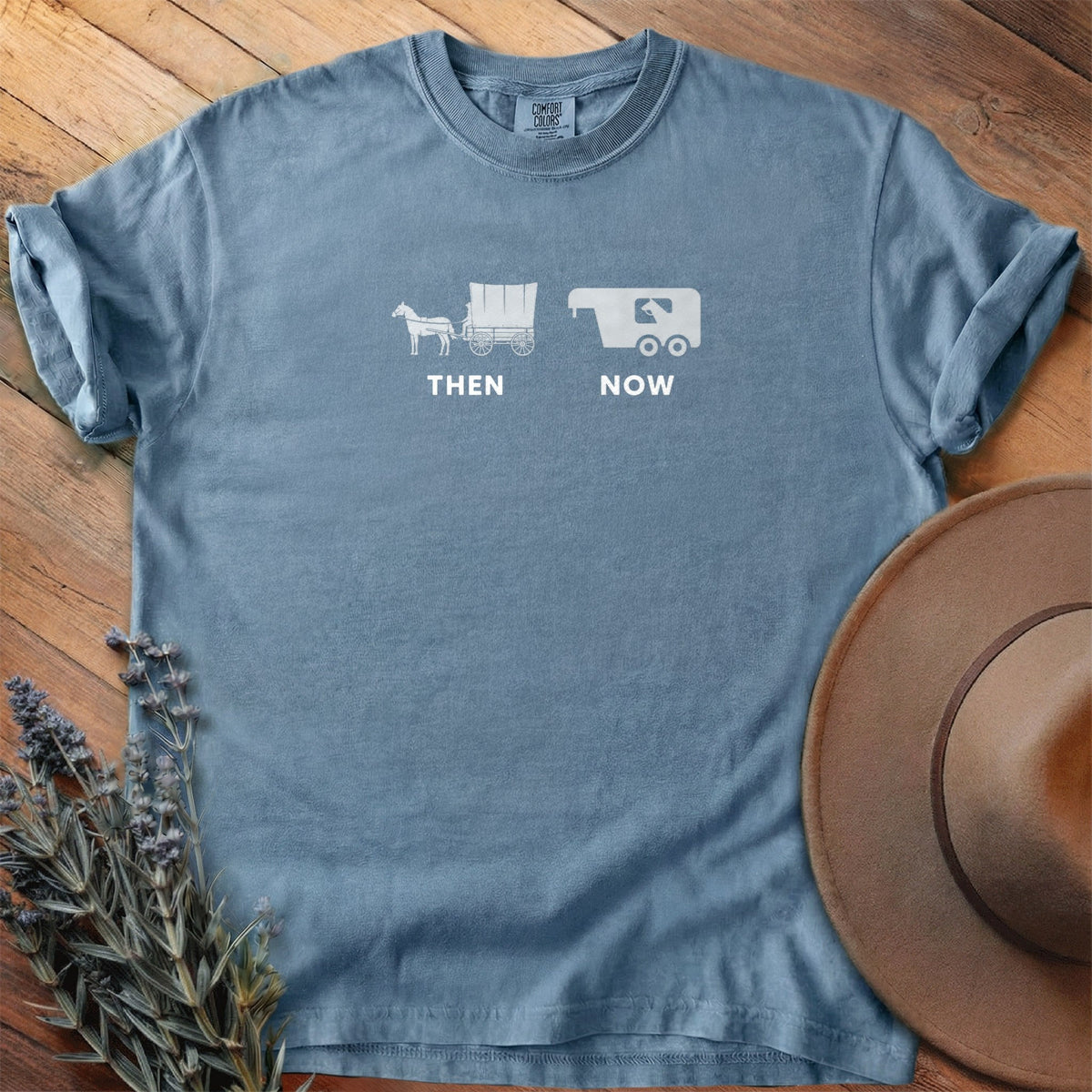 Then And Now T-Shirt - Horse Graphic Tee - Gift for Horse Lovers - Unisex