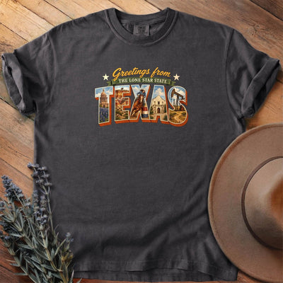 Greetings From Texas T-Shirt - Horse Graphic Tee - Gift for Horse Lovers - Unisex