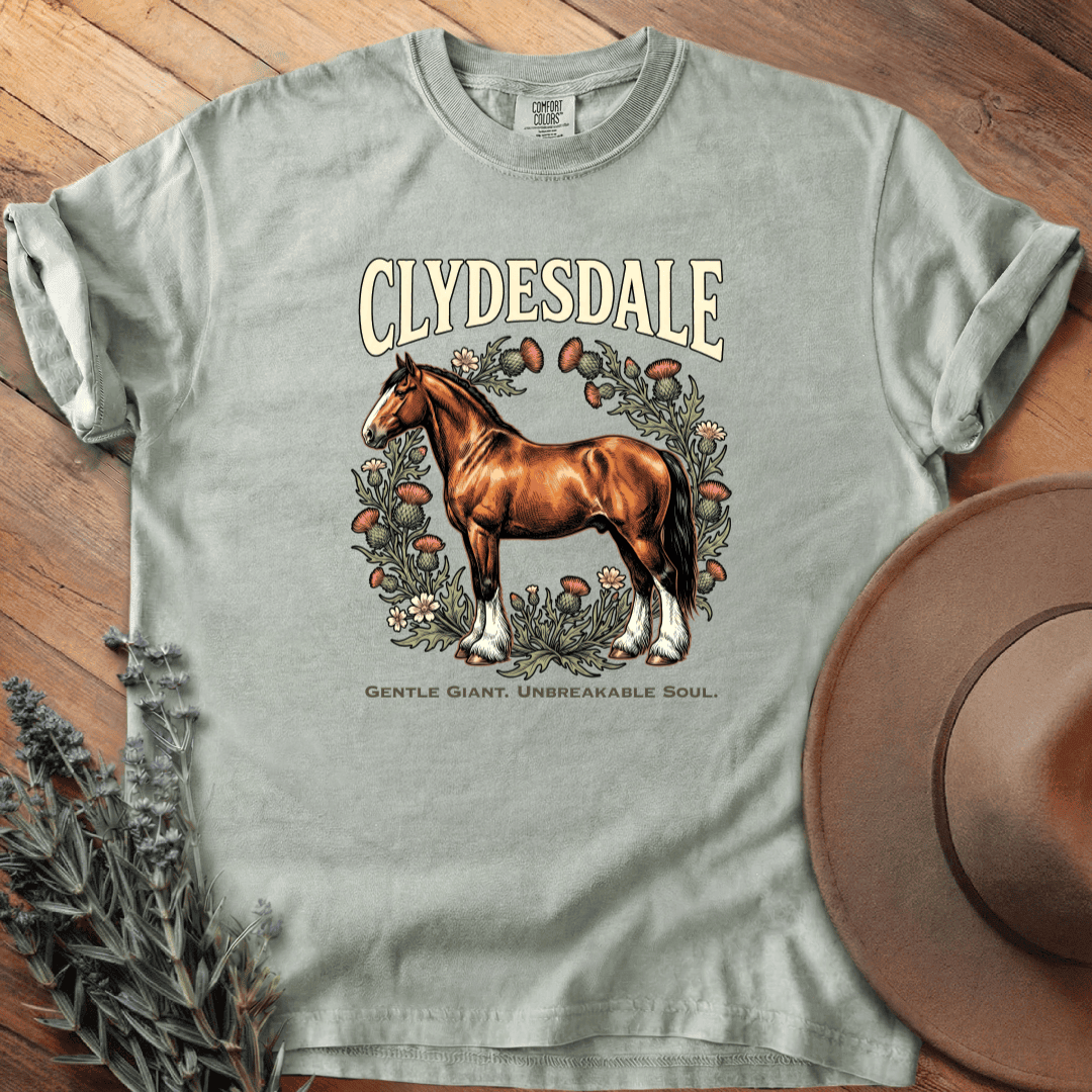 Clydesdale 4 T-Shirt - Horse Graphic Tee - Gift for Horse Lovers - Unisex