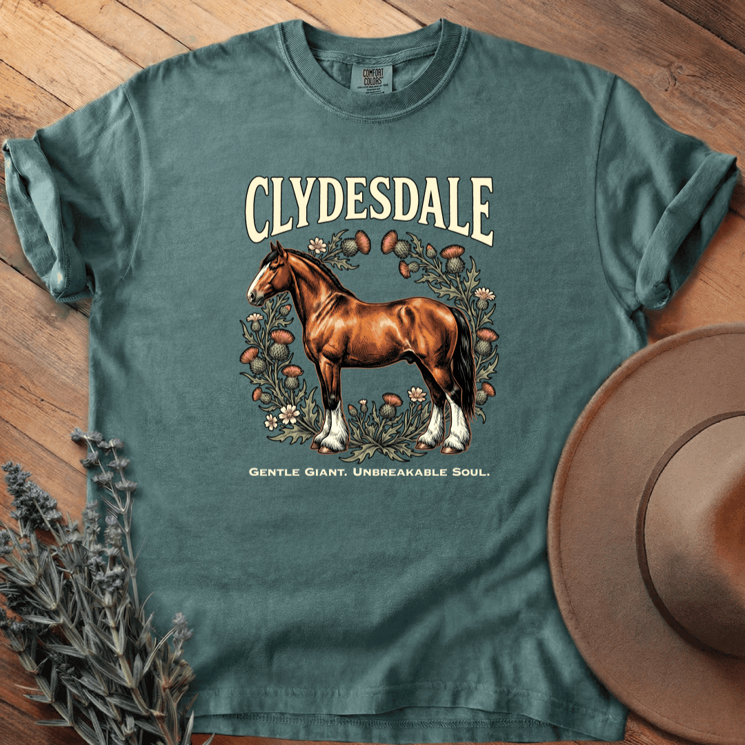 Clydesdale 4 T-Shirt - Horse Graphic Tee - Gift for Horse Lovers - Unisex