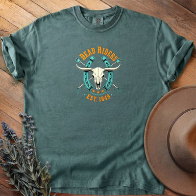 Dead Riders Est. 1849 T-Shirt - Horse Graphic Tee - Gift for Horse Lovers - Unisex