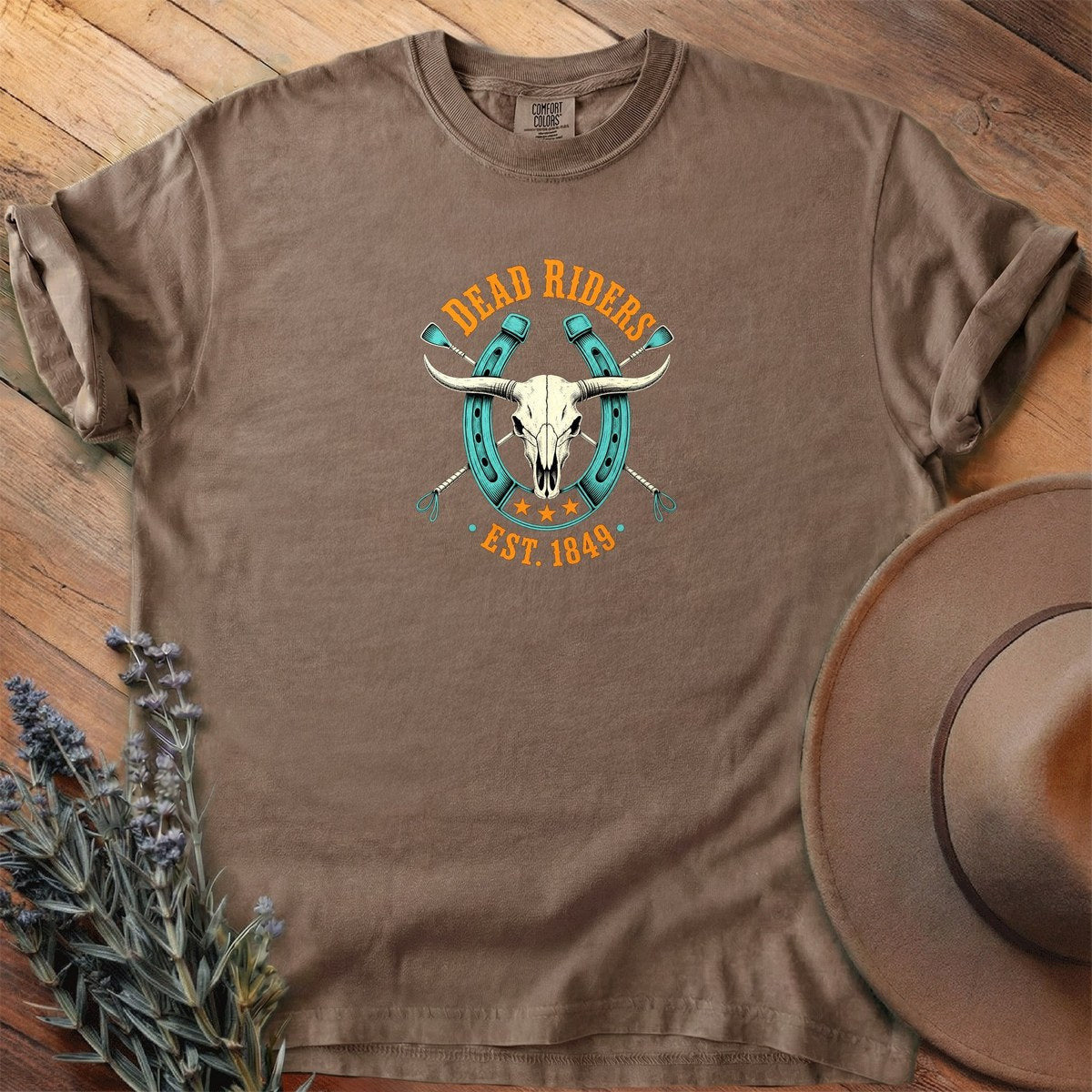 Dead Riders Est. 1849 T-Shirt - Horse Graphic Tee - Gift for Horse Lovers - Unisex