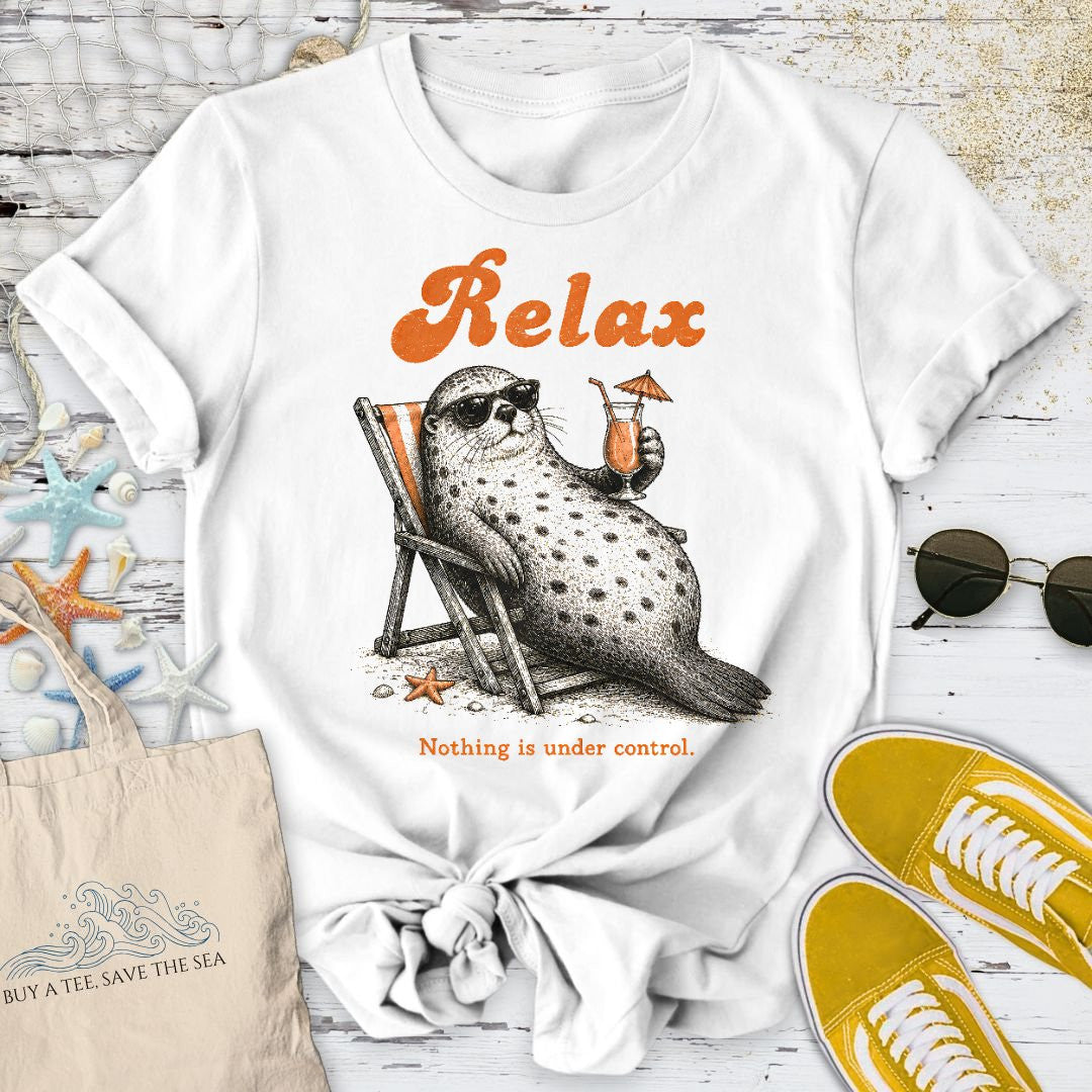 Nothing is Under Control T-Shirt - Ocean Graphic Tee - Gift for Ocean Lovers - Unisex