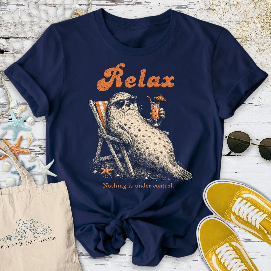 Nothing is Under Control T-Shirt - Ocean Graphic Tee - Gift for Ocean Lovers - Unisex