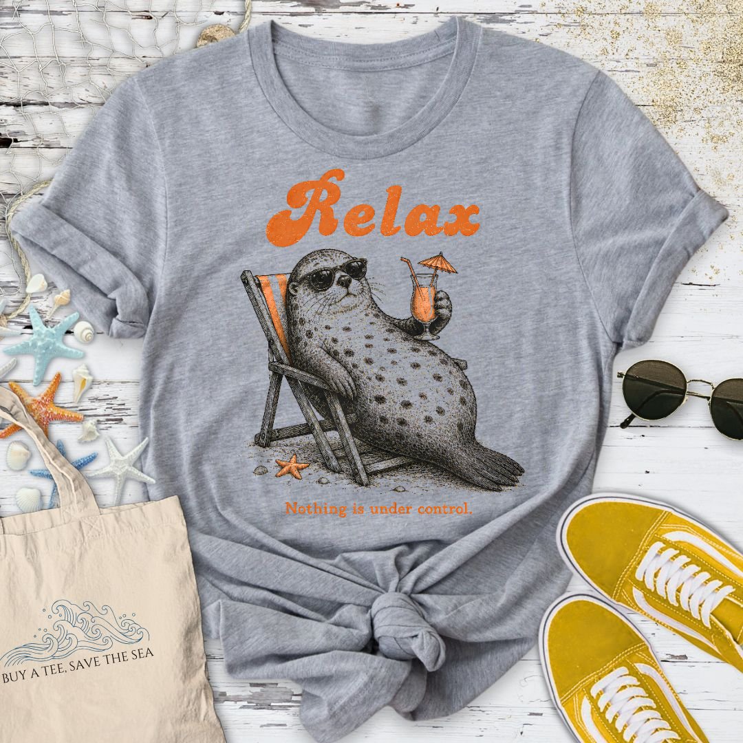 Nothing is Under Control T-Shirt - Ocean Graphic Tee - Gift for Ocean Lovers - Unisex