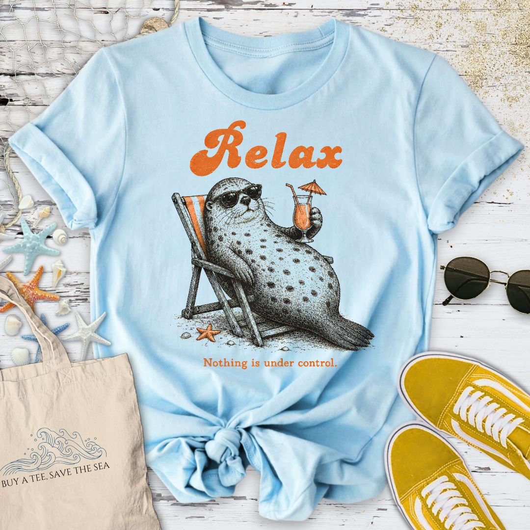 Nothing is Under Control T-Shirt - Ocean Graphic Tee - Gift for Ocean Lovers - Unisex